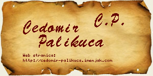 Čedomir Palikuća vizit kartica